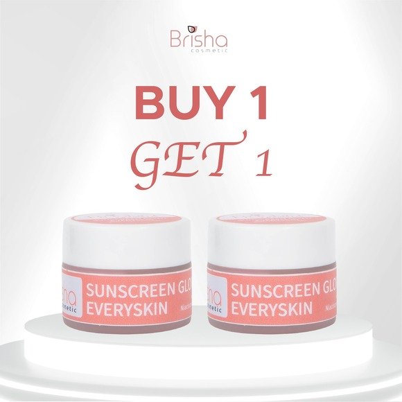 Buy 1 Get 1 SUNSCREEN GLOW EVERYSKIN WITH NIACINAMIDE | Paket | Brisha Store