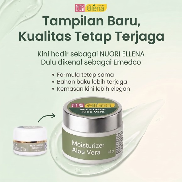 NUORI ELLENA MOISTURIZER ALOEVERA | Sebelumnya Emedco | Produk | Brisha Store