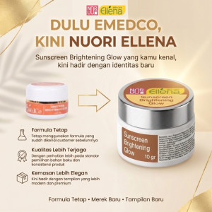 NUORI ELLENA SUNSCREEN BRIGHTENING GLOW | Sebelumnya Emedco | Brisha Store