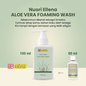 NUORI ELLENA FOAMING WASH ALOE VERA | Sebelumnya Emedco | Brisha Store